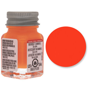 Fluorescent Orange Enamel Paint | Hobby Lobby | 535468