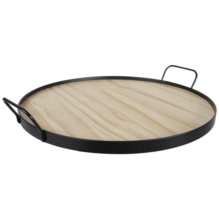 Black Natural Round Wood Tray Hobby Lobby 2089522 Natural Round Wood Tray Hobby Lobby, Round Tray With Handles Hobby Lobby