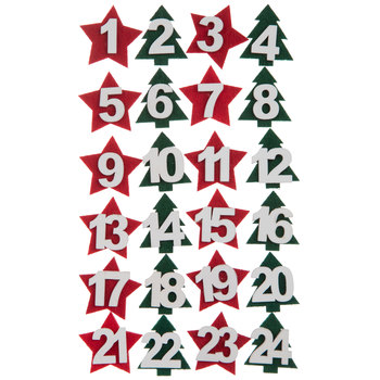 STICKERS4647 7X STICKERS FOR HOBBYCRAFTS CHRISTMAS NEW 23X10 CM