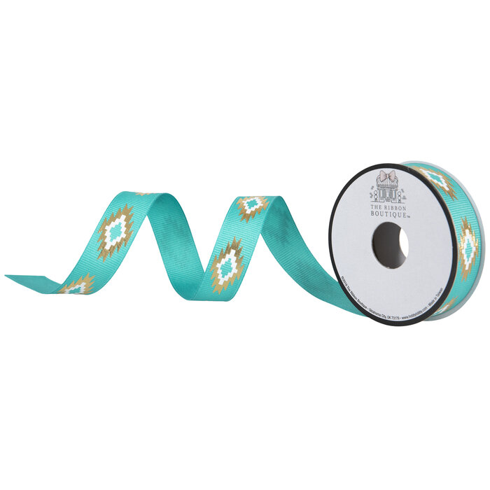 Tropic Tribal Ribbon 5/8" Hobby Lobby 1166578