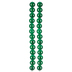 Green Marbleized Glass Bead Strands