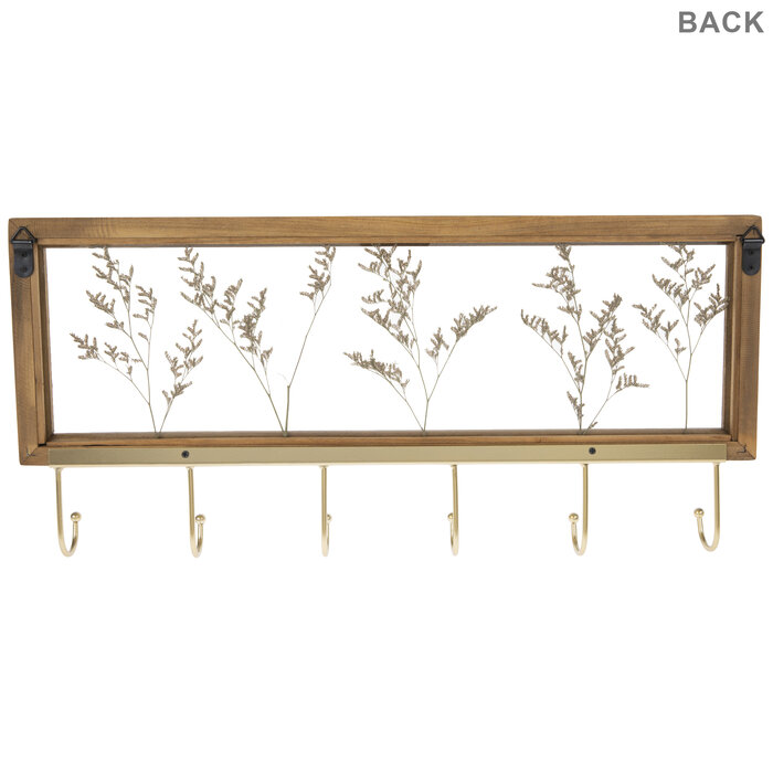 Dried Grass Framed Wall Decor With Hooks Hobby Lobby 2179711