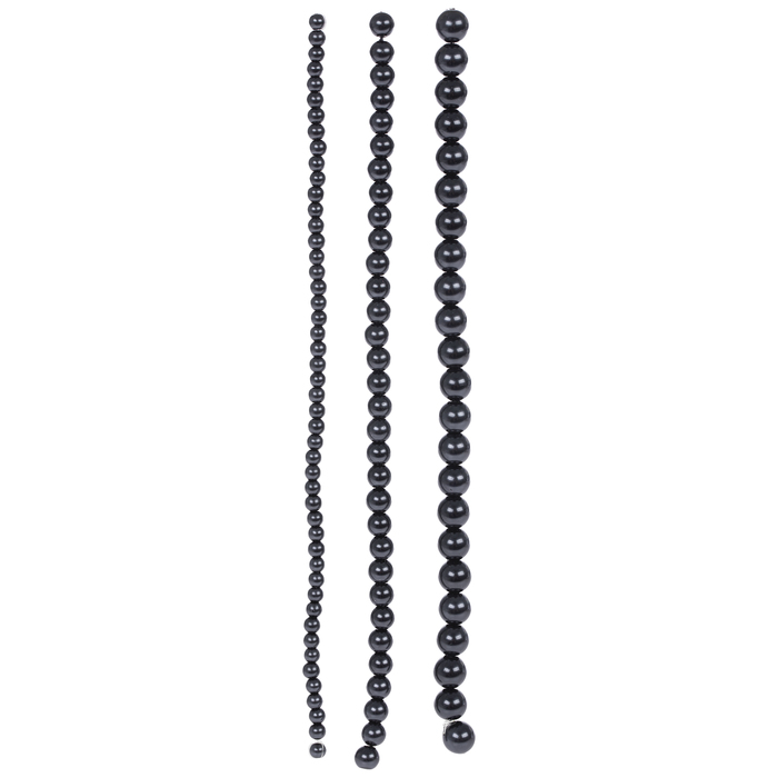 Black Glass Pearl Bead Strands | Hobby Lobby | 1811439