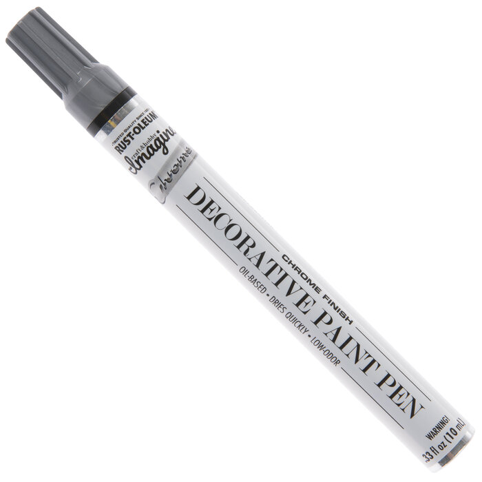Silver Chrome Imagine DualTip Paint Marker Hobby Lobby 2113439
