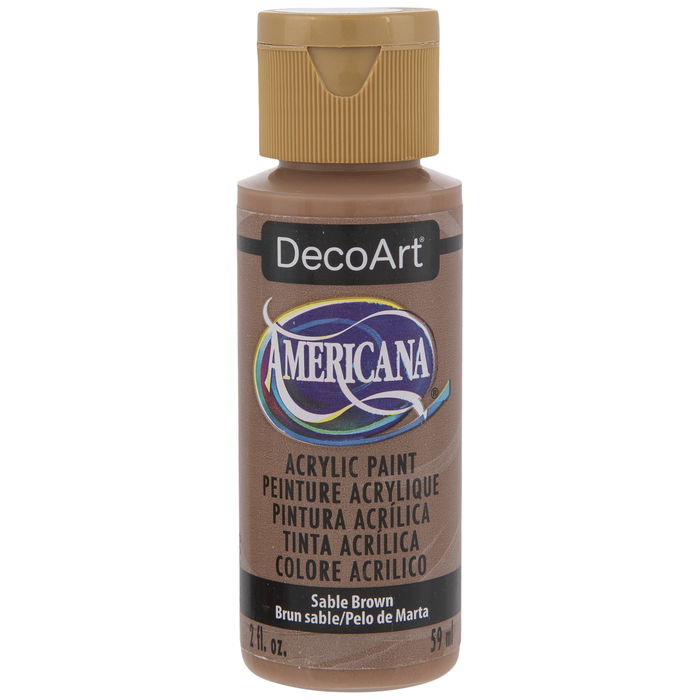 Sable Brown Americana Acrylic Paint Hobby Lobby 56341