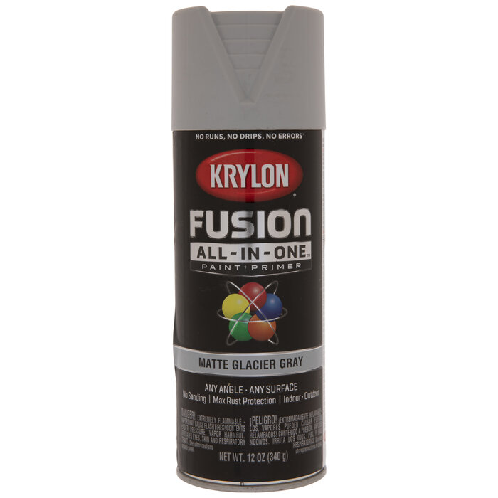 Glacier Gray Krylon Matte Fusion Spray Paint & Primer Hobby Lobby