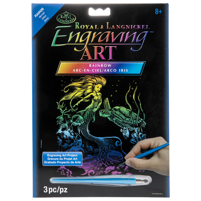 Spaniels Silver Foil Engraving Art Kit Hobby Lobby 116434