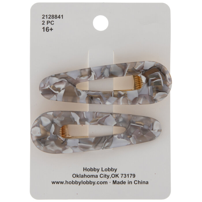 Round Gray Hair Clips Hobby Lobby 2128841