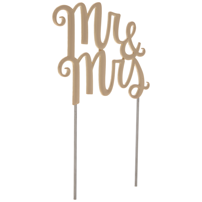 Mr & Mrs Metal Cake Topper Hobby Lobby