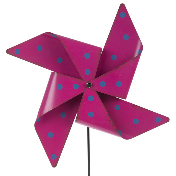 Pink Polka Dot Pinwheel Metal Garden Stake Hobby Lobby 205240783