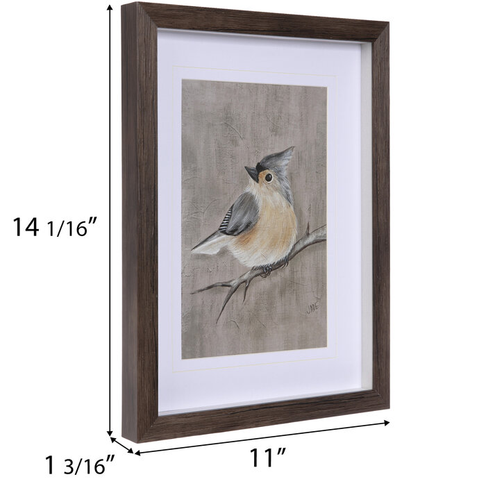 Gray Winter Bird Framed Wall Decor Hobby Lobby 1952811