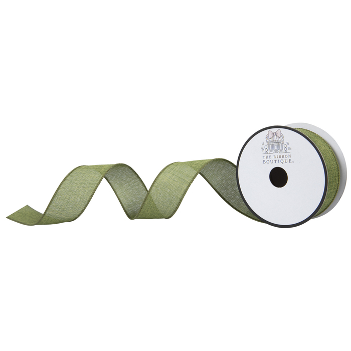 Moss Linen Look Ribbon 1 1/2" Hobby Lobby 761759