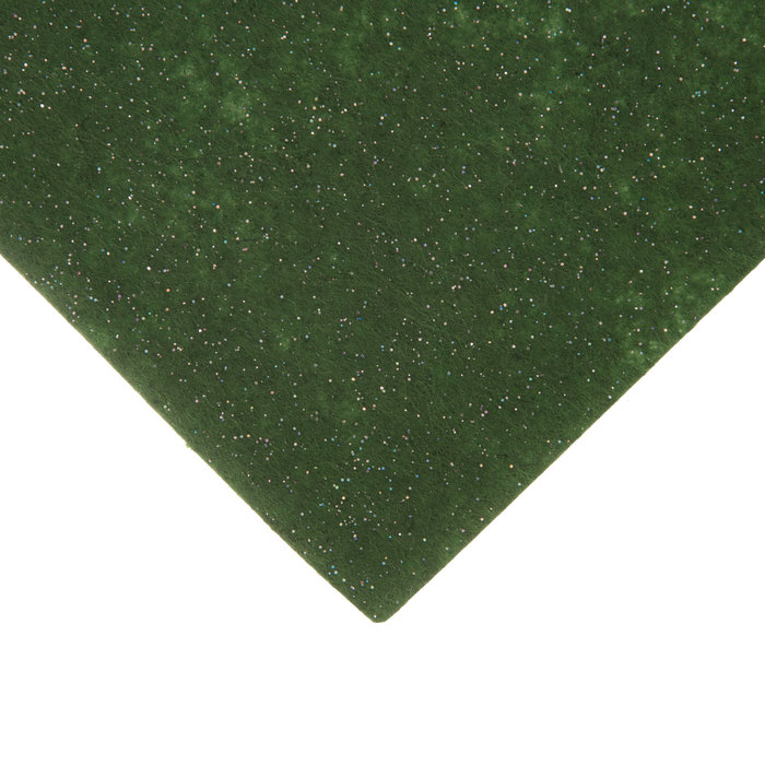 Kelly Green Glimmer Stiffened Felt Sheet 9" x 12" Hobby Lobby 121400