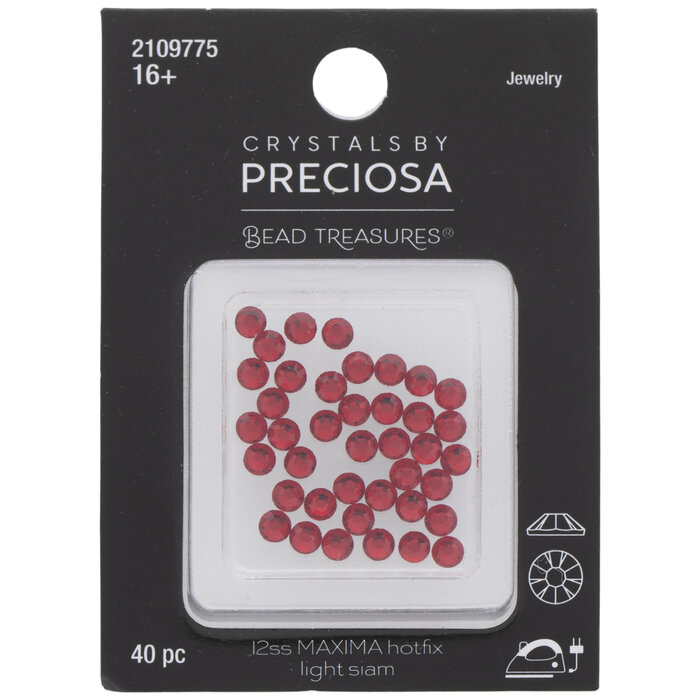 Light Siam Maxima Hotfix Crystals 12ss Hobby Lobby 2109775