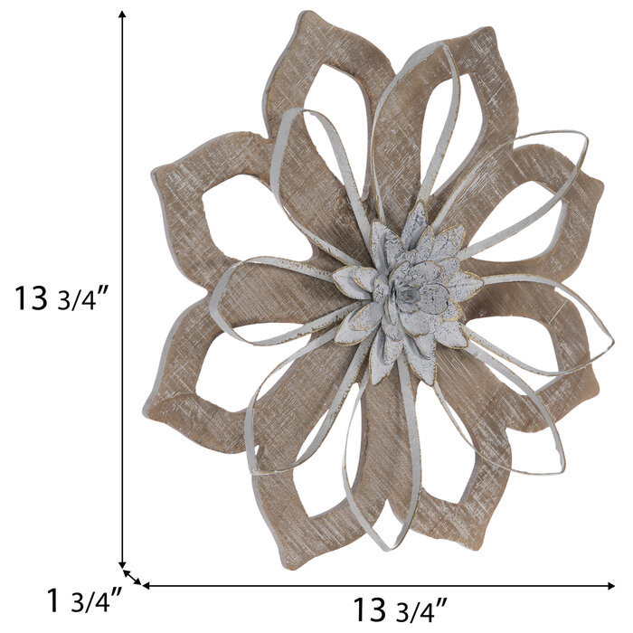 Whitewash Flower Wood Wall Decor Hobby Lobby 1965664