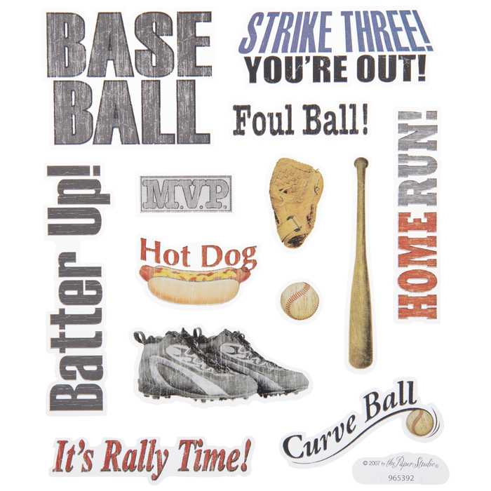 Baseball Icon Stickers Hobby Lobby 965392