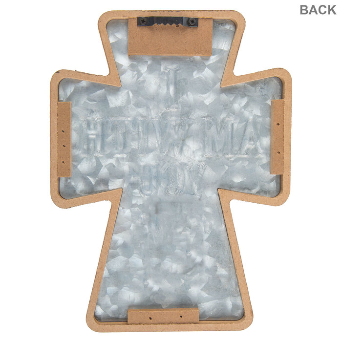 Matthew 2820 Galvanized Metal Wall Cross Hobby Lobby 1642545