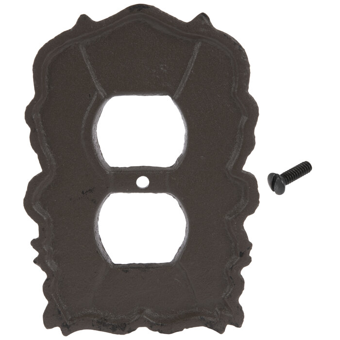 Rust Floral Swirl Metal Outlet Cover Hobby Lobby 1203405