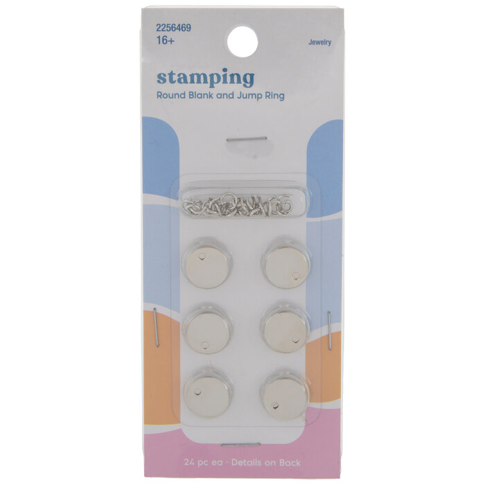 Round Stamping Blanks & Jump Rings Hobby Lobby 2256469