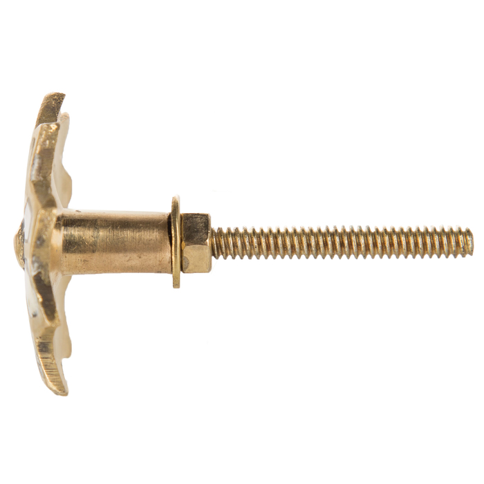 Brass & Pearl Flower Knob Hobby Lobby 1543776