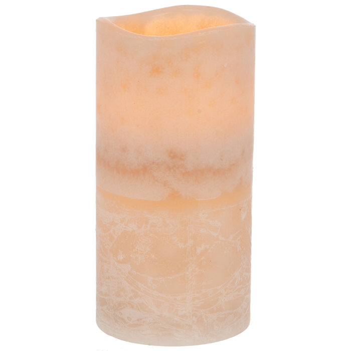 Beige LED Pillar Candle 3" x 6" Hobby Lobby 2073542
