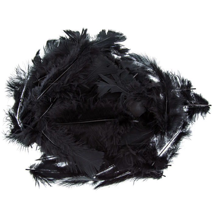 Black Feather Fluff Hobby Lobby 245738