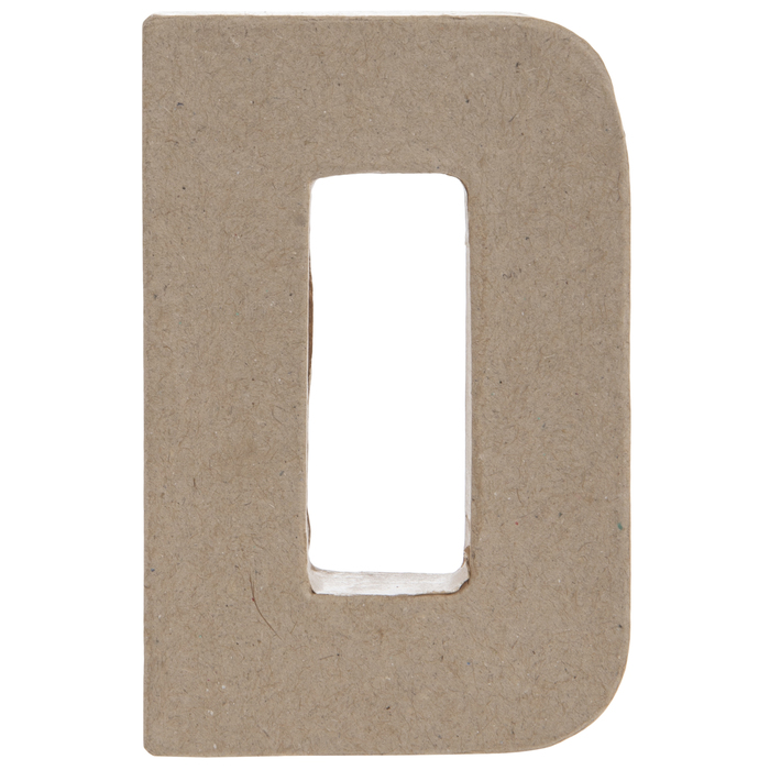 Paper Mache Letter D 4" Hobby Lobby 1348754