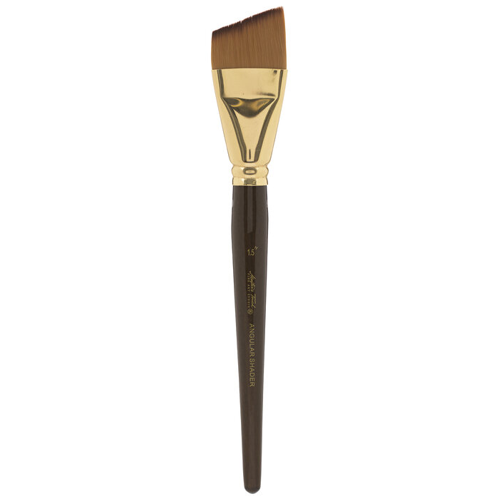 Gold Taklon Angle Shader Paint Brush Hobby Lobby