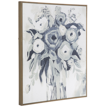 Blue Abstract Floral Wood Wall Decor | Hobby Lobby | 1799295