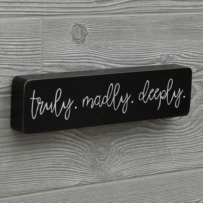 Truly Madly Deeply Wood Decor Hobby Lobby 2177376