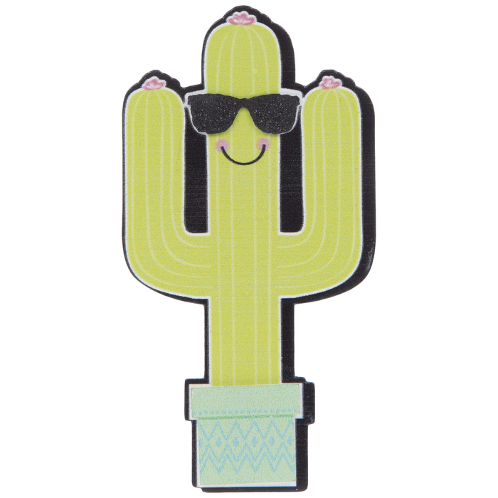 Cactus With Sunglasses Painted Wood Shape Hobby Lobby 1728286