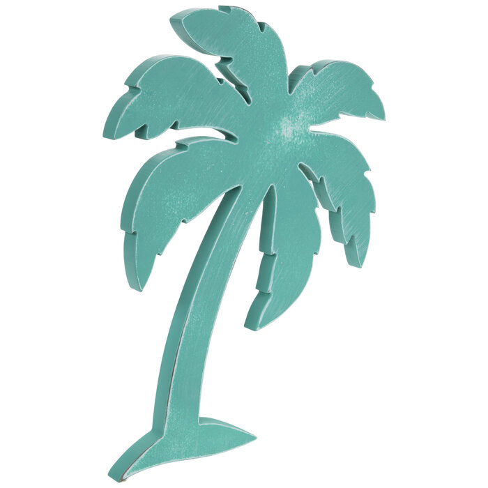 Turquoise Palm Tree Wood Wall Decor Hobby Lobby 1948363