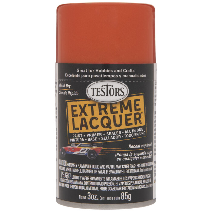 Flaming Orange Testors Extreme Lacquer Spray Paint Hobby Lobby 425546