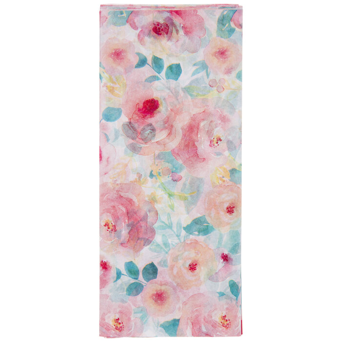 Watercolor Floral Tissue Paper Hobby Lobby 2193654