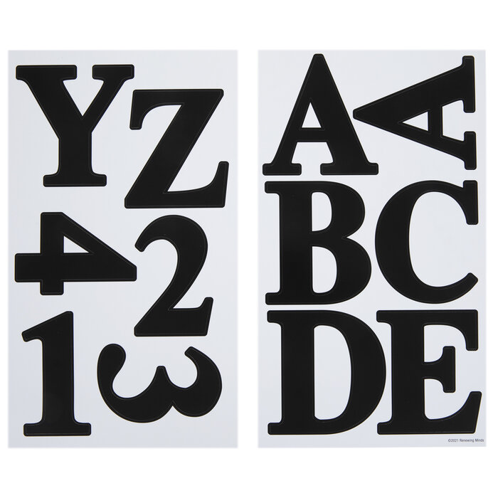 Black Alphabet Stickers Hobby Lobby 2199693