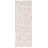 Pink Hearts Table Runner