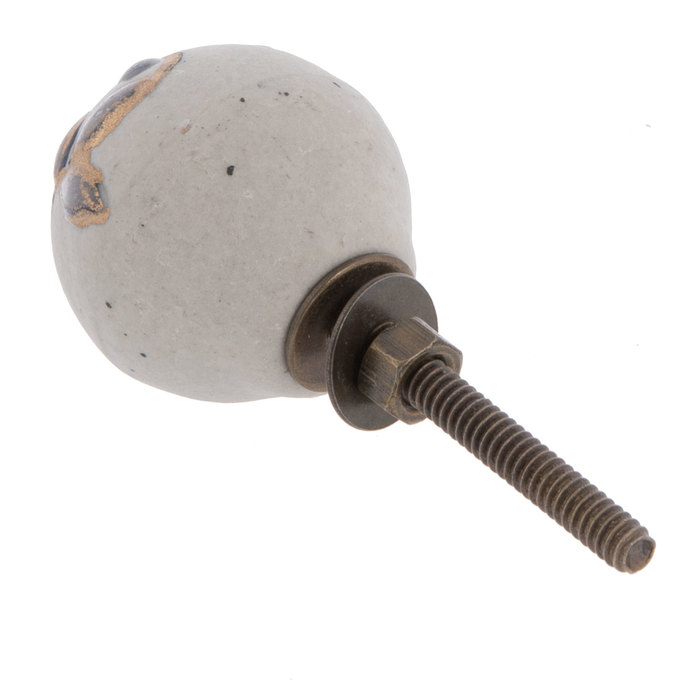 Gray Floral Swirl Knob Hobby Lobby 1491273