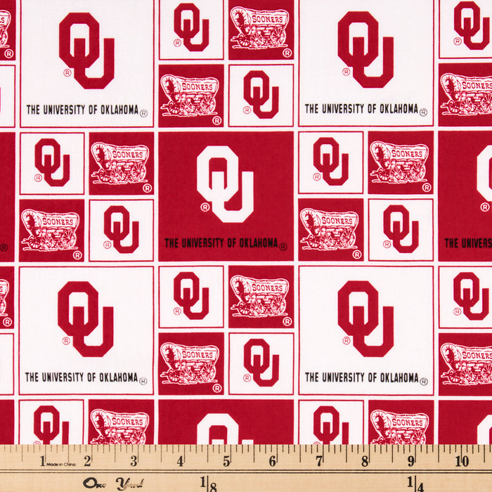 Oklahoma Block Collegiate Cotton Fabric Hobby Lobby 953646
