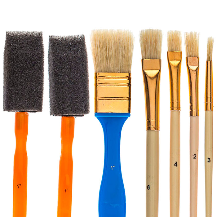 Tempera Paint Brushes 25 Piece Set Hobby Lobby 298224