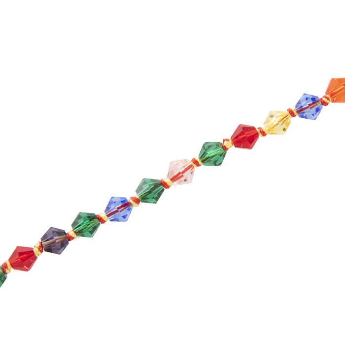 Primary Bicone Glass Bead Strand 8mm Hobby Lobby 1741610