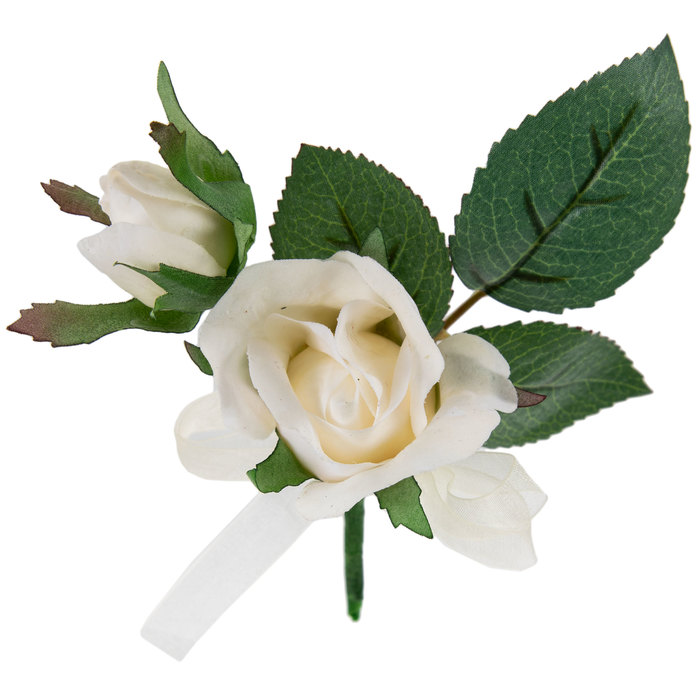 Ivory True Touch Rose Corsage Hobby Lobby 205906