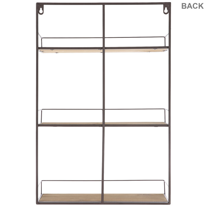 Brown ThreeTiered Wood Wall Shelf Hobby Lobby 1965201