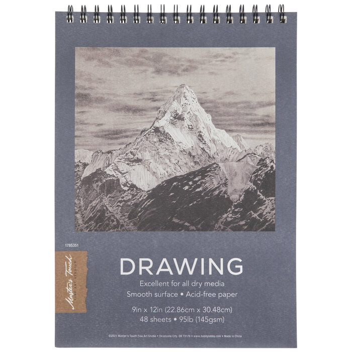 Master's Touch Drawing Paper Pad 9" x 12" Hobby Lobby 1785351