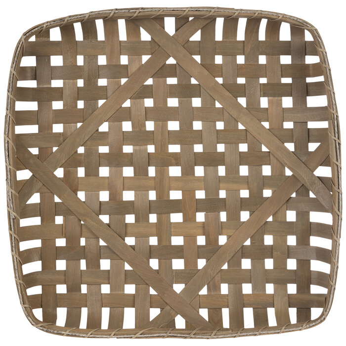 Tobacco Square Basket Large atelieryuwa.ciao.jp