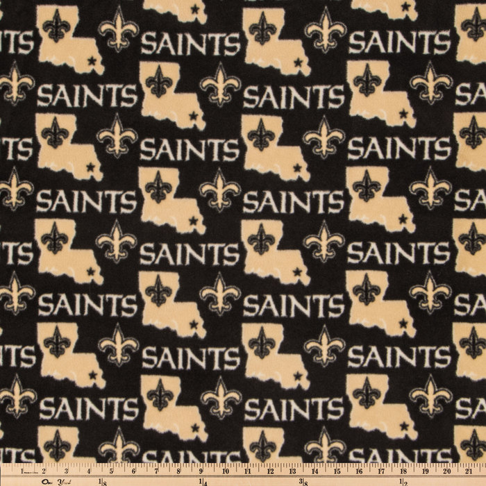 NFL New Orleans Saints Fleece Fabric Hobby Lobby 955377