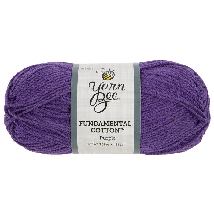 Purple Yarn Bee Fundamental Cotton Yarn Hobby Lobby 2204790
