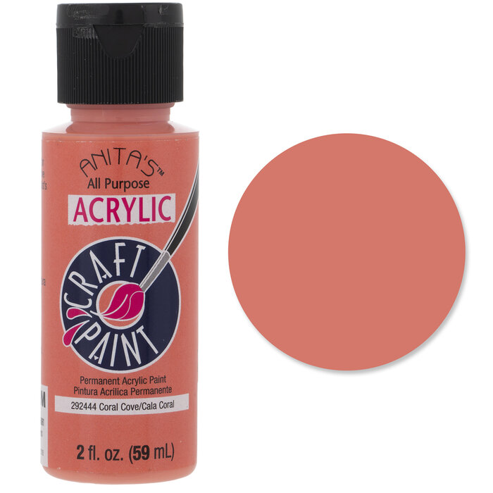 Coral Cove Anita's Acrylic Craft Paint Hobby Lobby 1180629