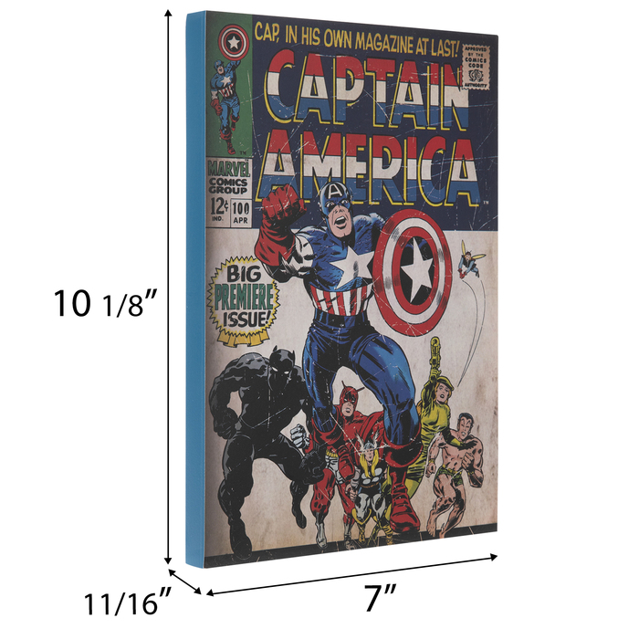 Captain America Comic Wood Wall Decor Hobby Lobby 1633221