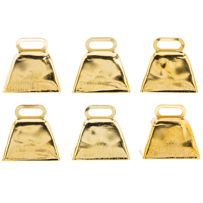 Gold Cow Bells 1 1/4" Hobby Lobby 1246842