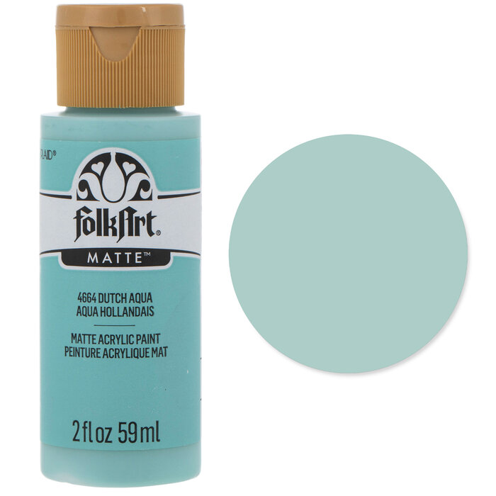 Dutch Aqua FolkArt Acrylic Paint Hobby Lobby 1183136